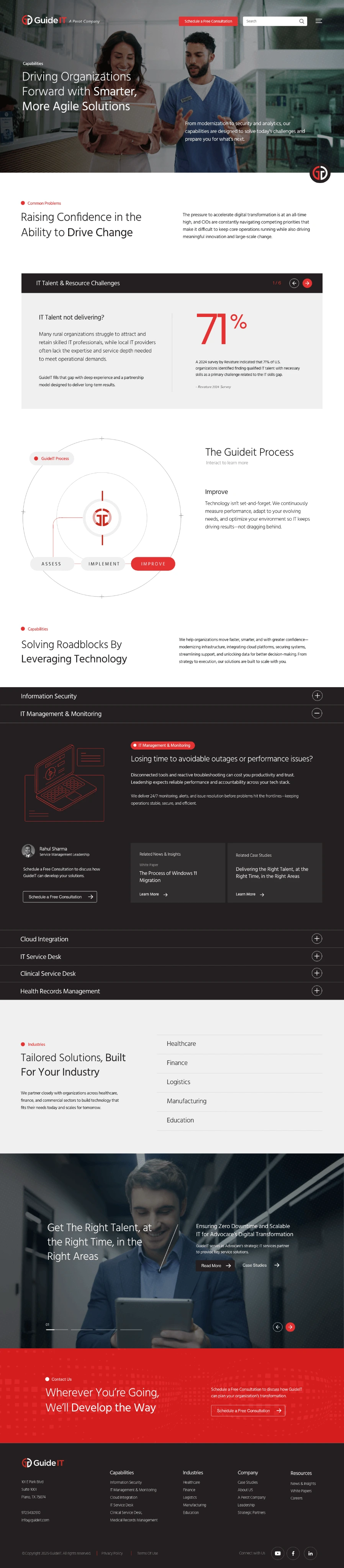 GuideIT Website Preview Legacy Page