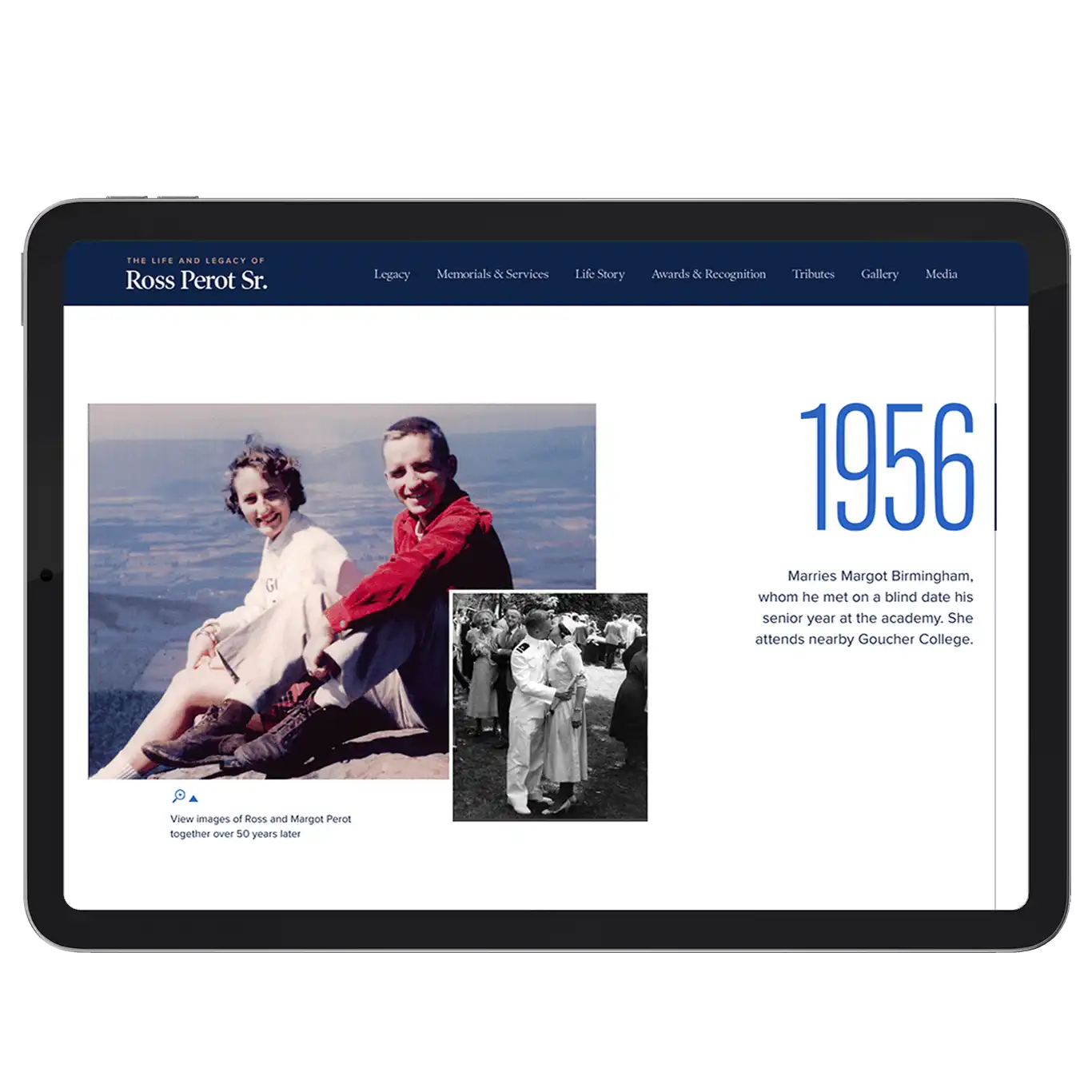 Ross Perot Tablet Showcase